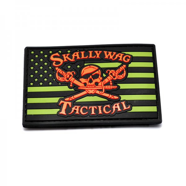 10 Great Custom American Flag With Company Logo Patches 5 pvc-patches-airsoft-skallywag