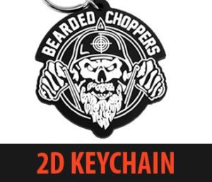 Rubber Keychains 12 2D Mold PVC Keychain