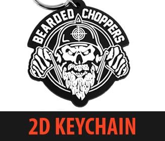 2D Mold PVC Keychain