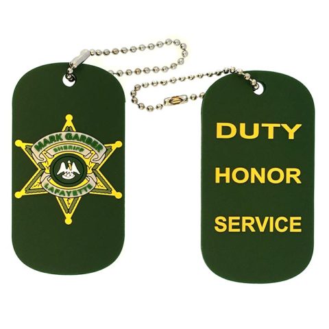 Lafayette Sheriff rubber Dog Tags