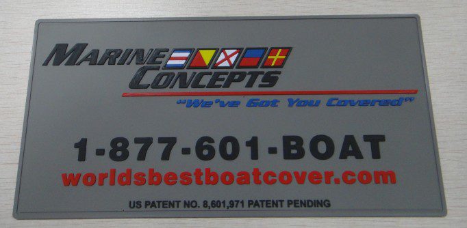 Marine Concepts Custom Soft Rubber PVC Label