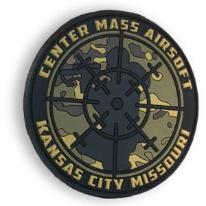 custom airsoft patches - center mass airsoft