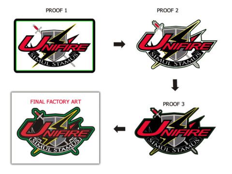 Custom PVC Patches 25 custom rubber patches -from-sketch-to-final-art