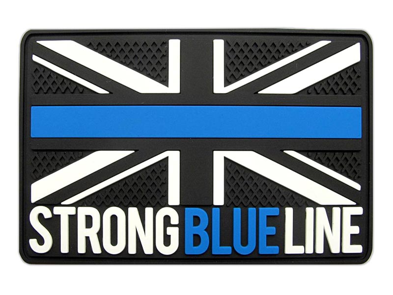 Thin Blue Line Patches 1 strong-blue-line-pvc-patch-textured