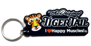 TigerTail PVC Keychain