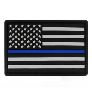 Custom Police Patches 8 thin-blue-line-american-flag