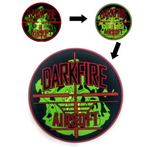 Darkfire Airsoft PVC Patch