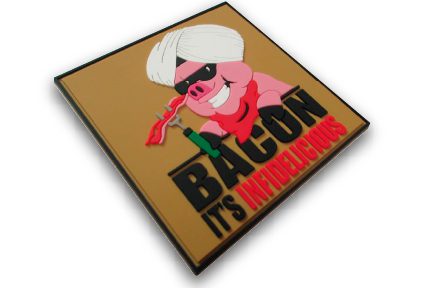 Best PVC Morale Patches - Top 10 Updated 2023 6 Bacon it's infidelicious Funny Morale Patch