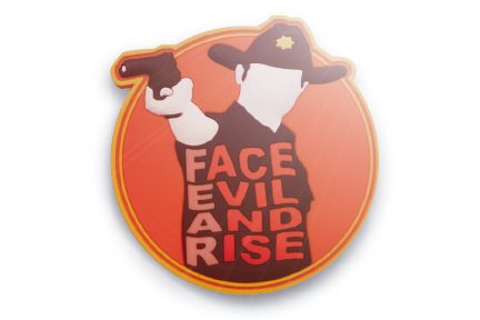 Face Evil and Rise PVC morale patch