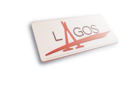 Lagos Custom Patch for hat white