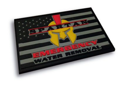 Soft Rubber PVC Patches for Hats 10 american flag + logo patch