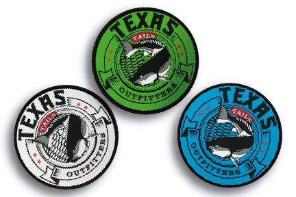 Soft Rubber PVC Patches for Hats 12 texas outfitters pvc hat patches