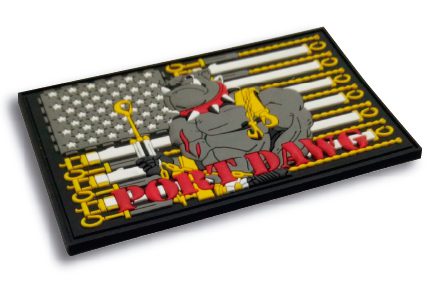 PVC Patches for Backpack Idea: Use Hook and Loop 5 4. PVC patch for Backpack with 3D design + 6 colors.