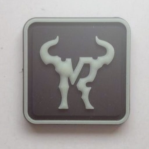 Custom Glow in the Dark PVC Patches 12 glow in the dark patch