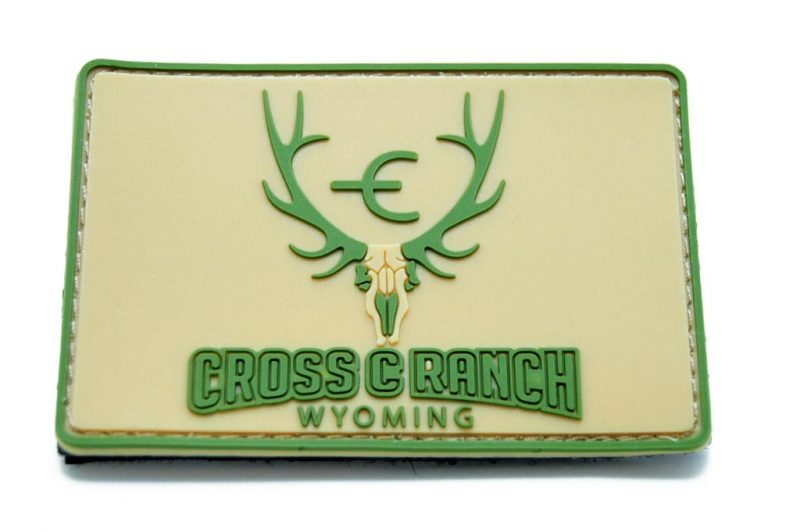 Hunting Patches for Hats 7 outdoor patches - cross-c-ranch-pvc-patches