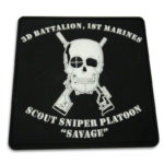 Marines Unit Black and White Patch