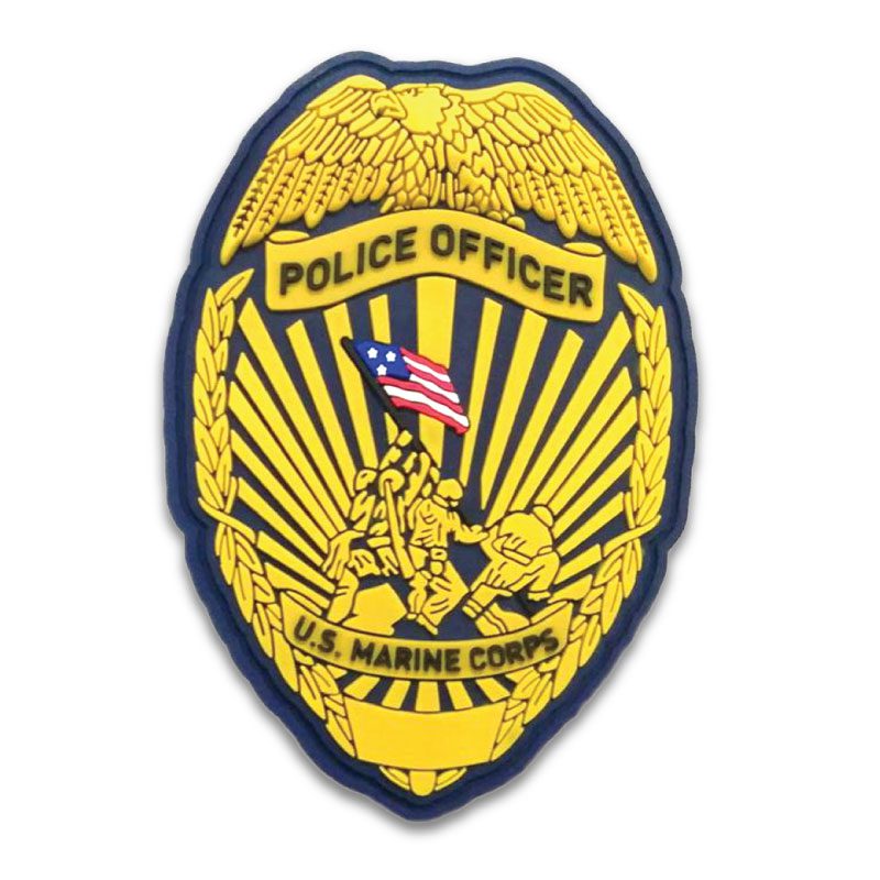Police Officer Badge - USMC