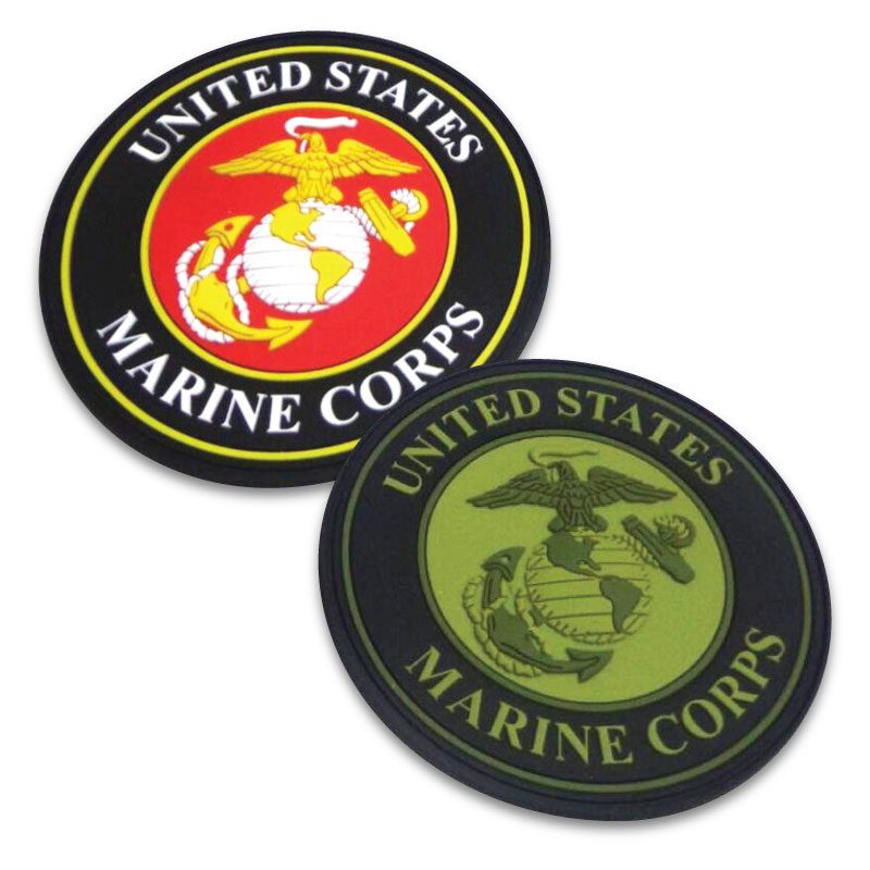 Custom Marine Corps Patches 1 custom marine corps patches - full color and subdued