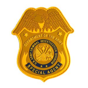 Special Agent US Army PVC Patch