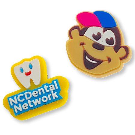 Custom Rubber Charms 4 custom rubber pin
