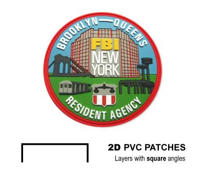 custom 2d pvc patches