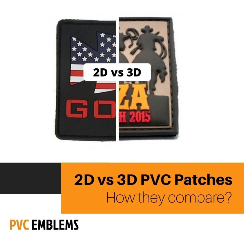 2d vs 3d pvc patches