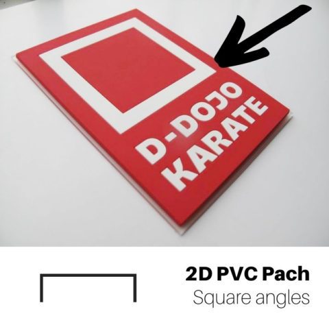 2D vs 3D Design 3 3D PVC PATCH