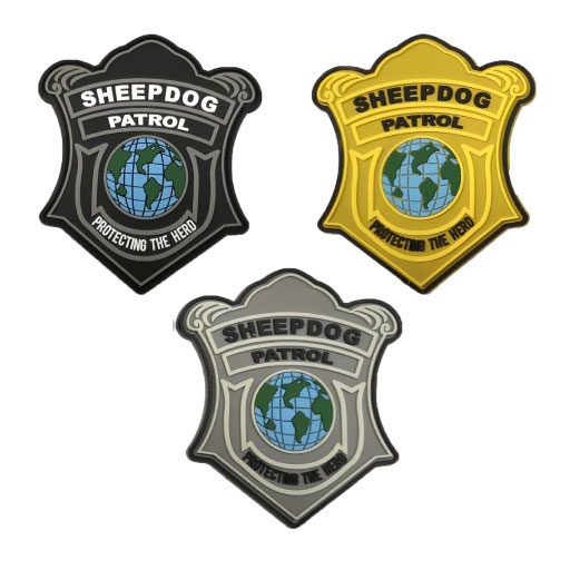 Custom PVC Patches 30 police Dog-patches