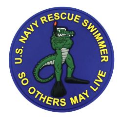 Navy Hook and Loop Patches