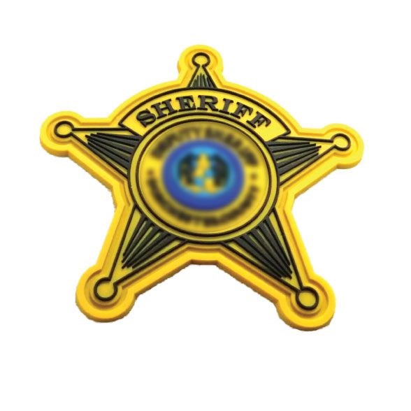 pvc SHERIFF BADGE 3