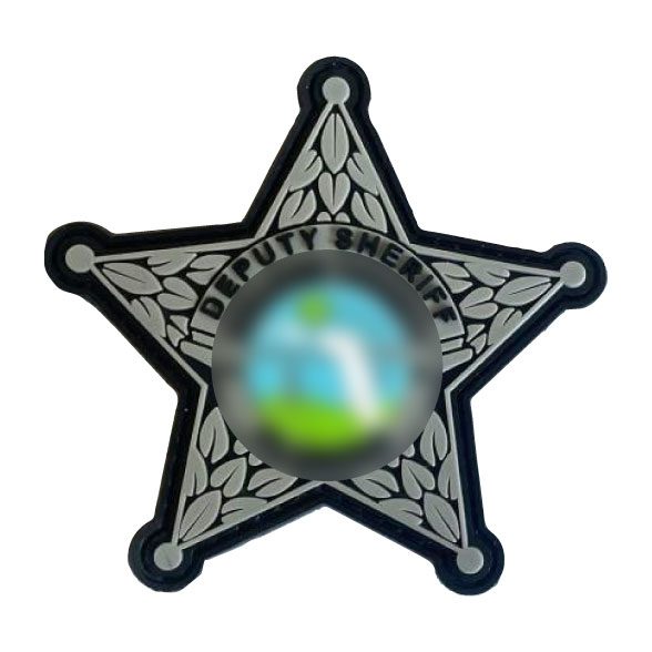 pvc SHERIFF BADGE 5