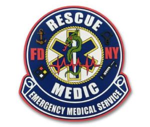 Emergency medical service EMS Patches