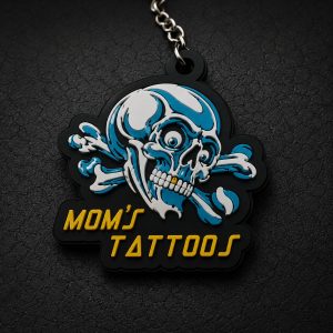 Custom PVC Emblems 2 PVC keychain
