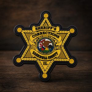 Custom Police Patches 5 corrections-sheriff-pvc-badge-patch